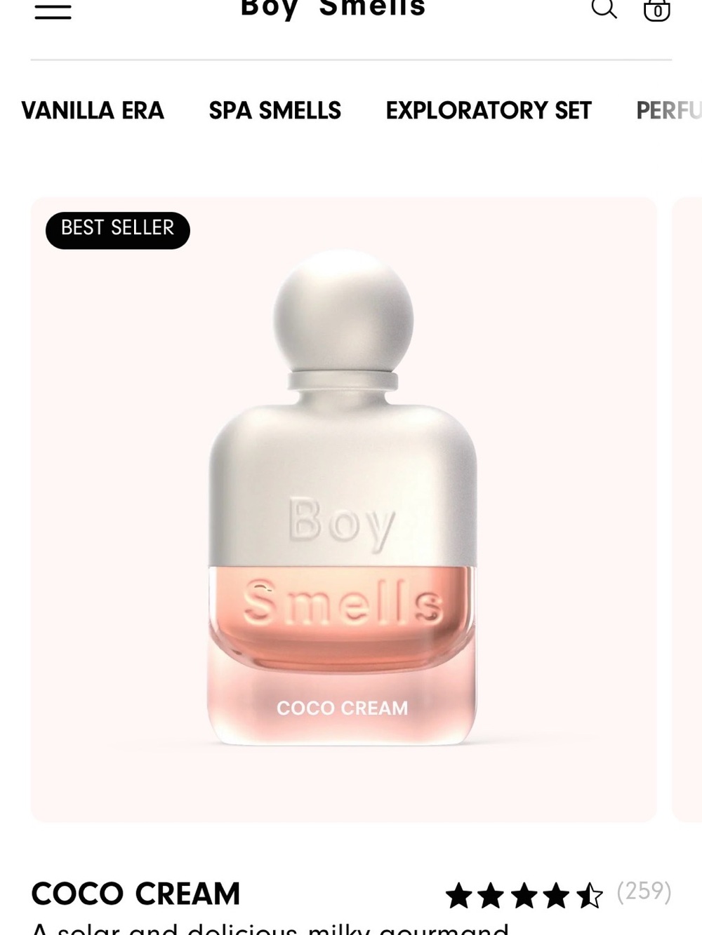 Boy Smells Coco Cream Eau de Parfum -